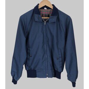 Vintage American Jac Bomber Jacket Mens S Chore Coat Barn Coat Navy Blue